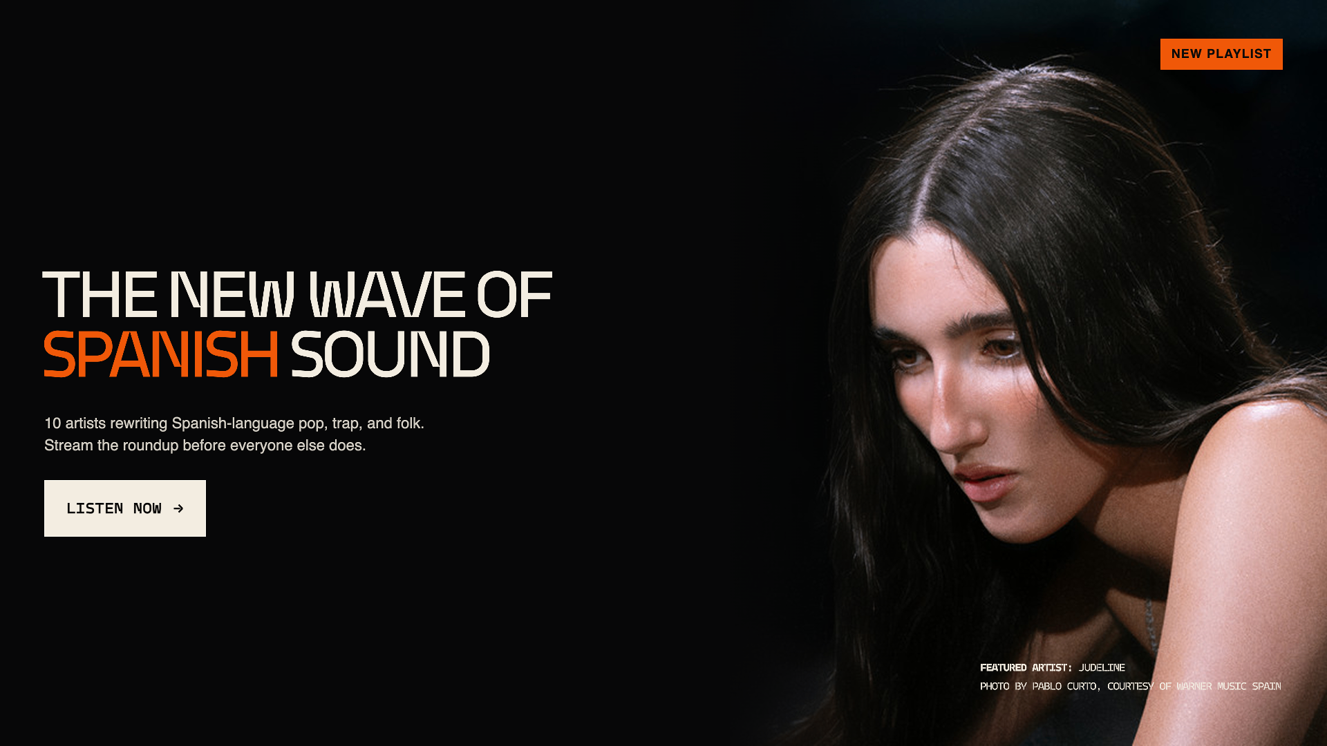 The New Wave of Spanish-Language Sound — 10 artists rewriting Spanish-language pop, trap, and folk. Listen now.